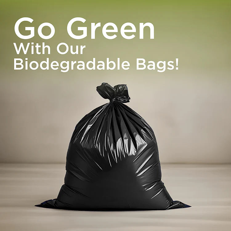 Black Heavy Duty Garbage Bag Roll