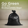 Black Heavy Duty Garbage Bag Roll