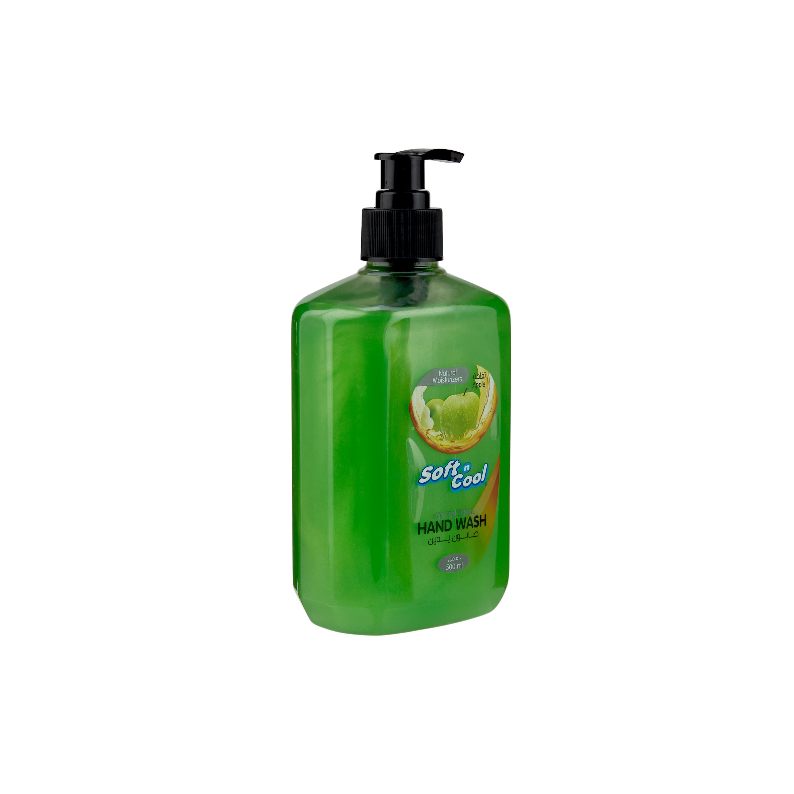 Soft N Cool Liquid Hand Wash Green Apple 500 ml