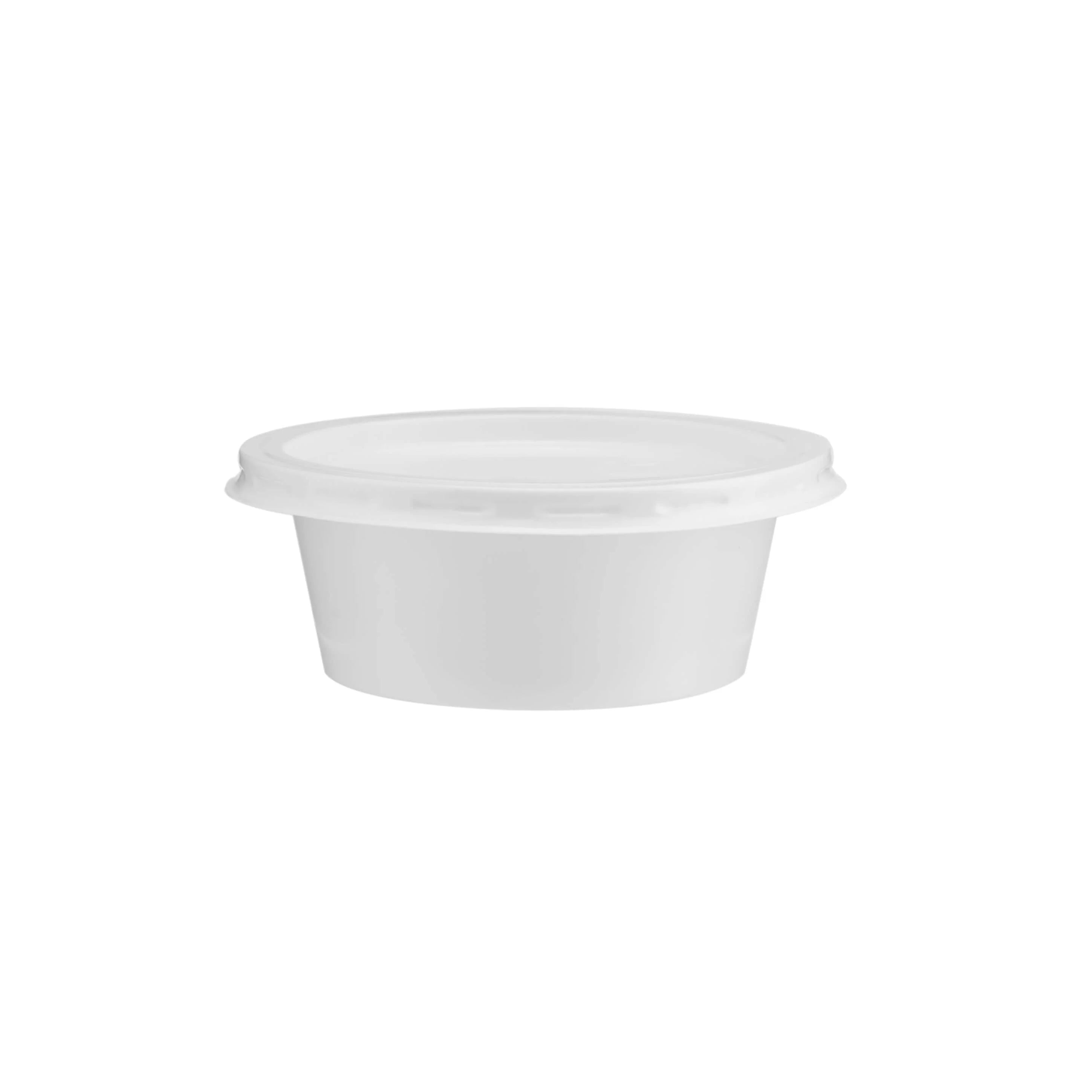 Plastic Portion Cup With Lid 2 Oz