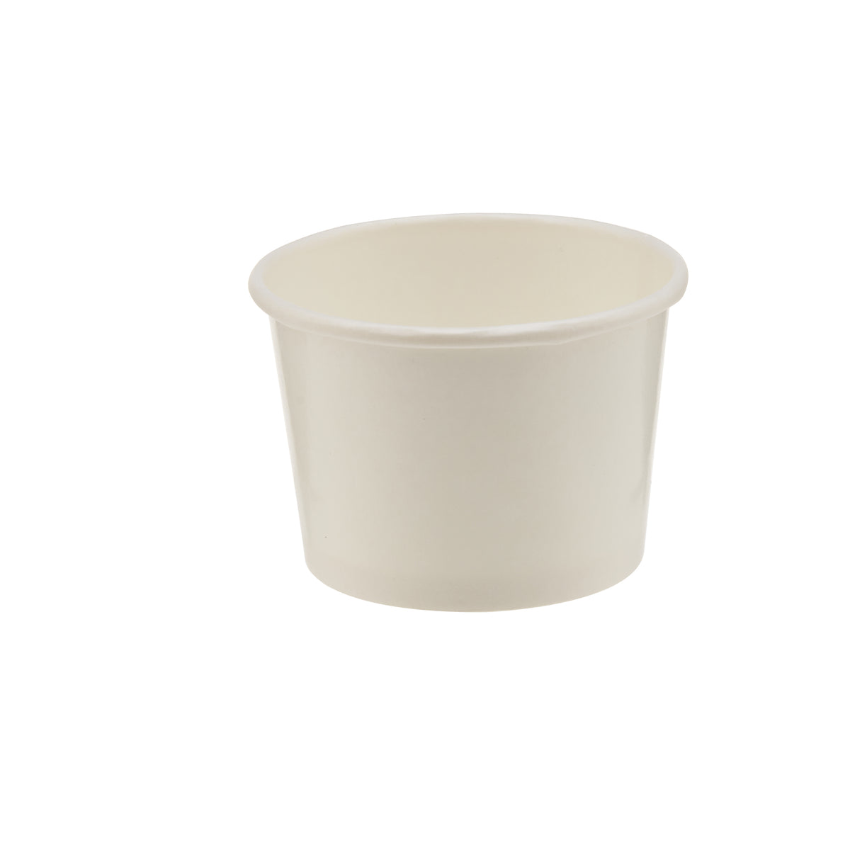 Paper Ice Cream Cup White