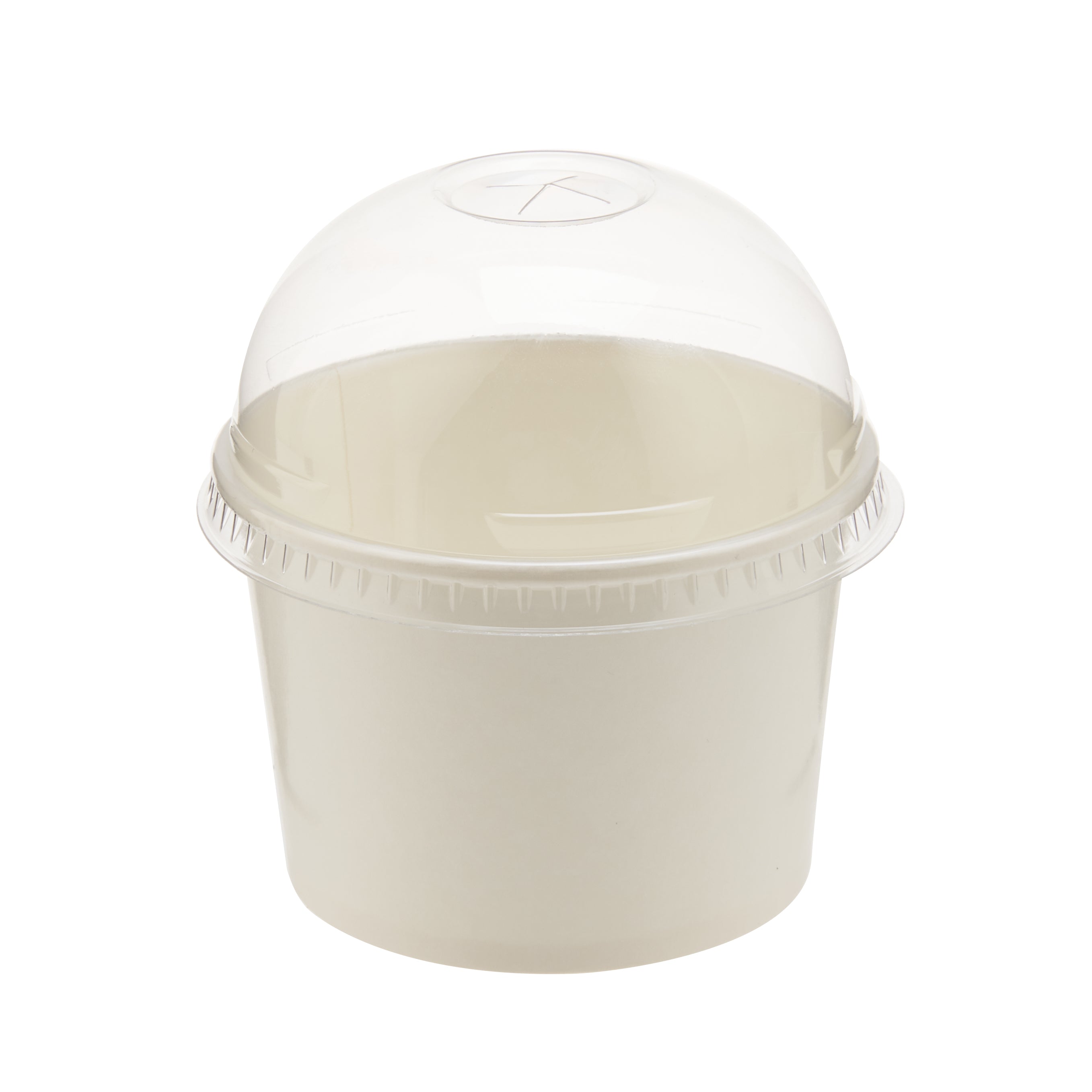 Paper Ice Cream Cup White