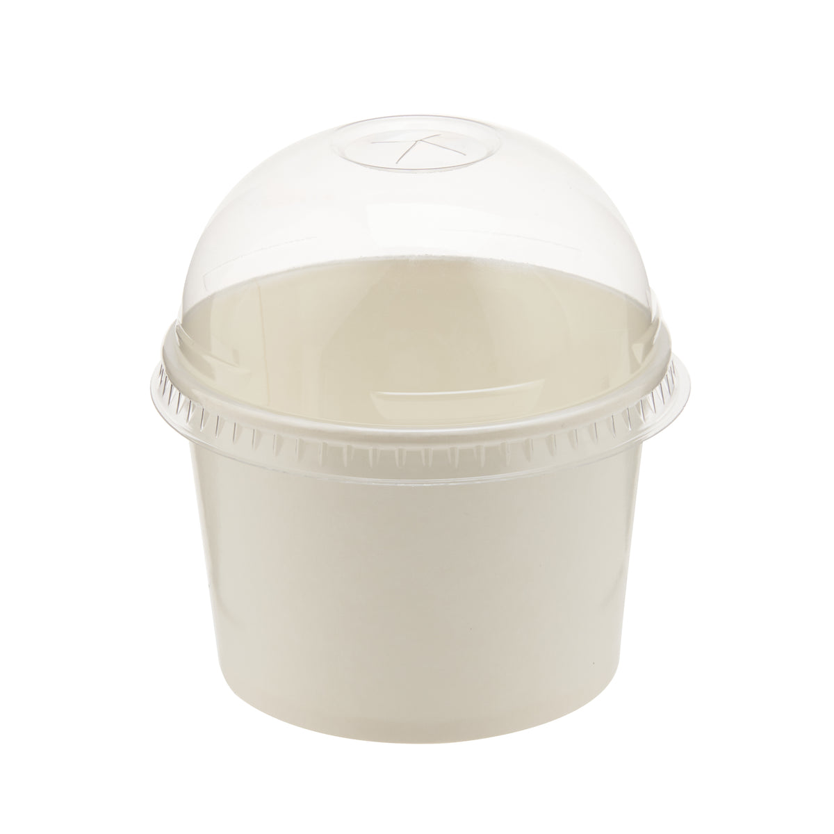 Paper Ice Cream Cup White