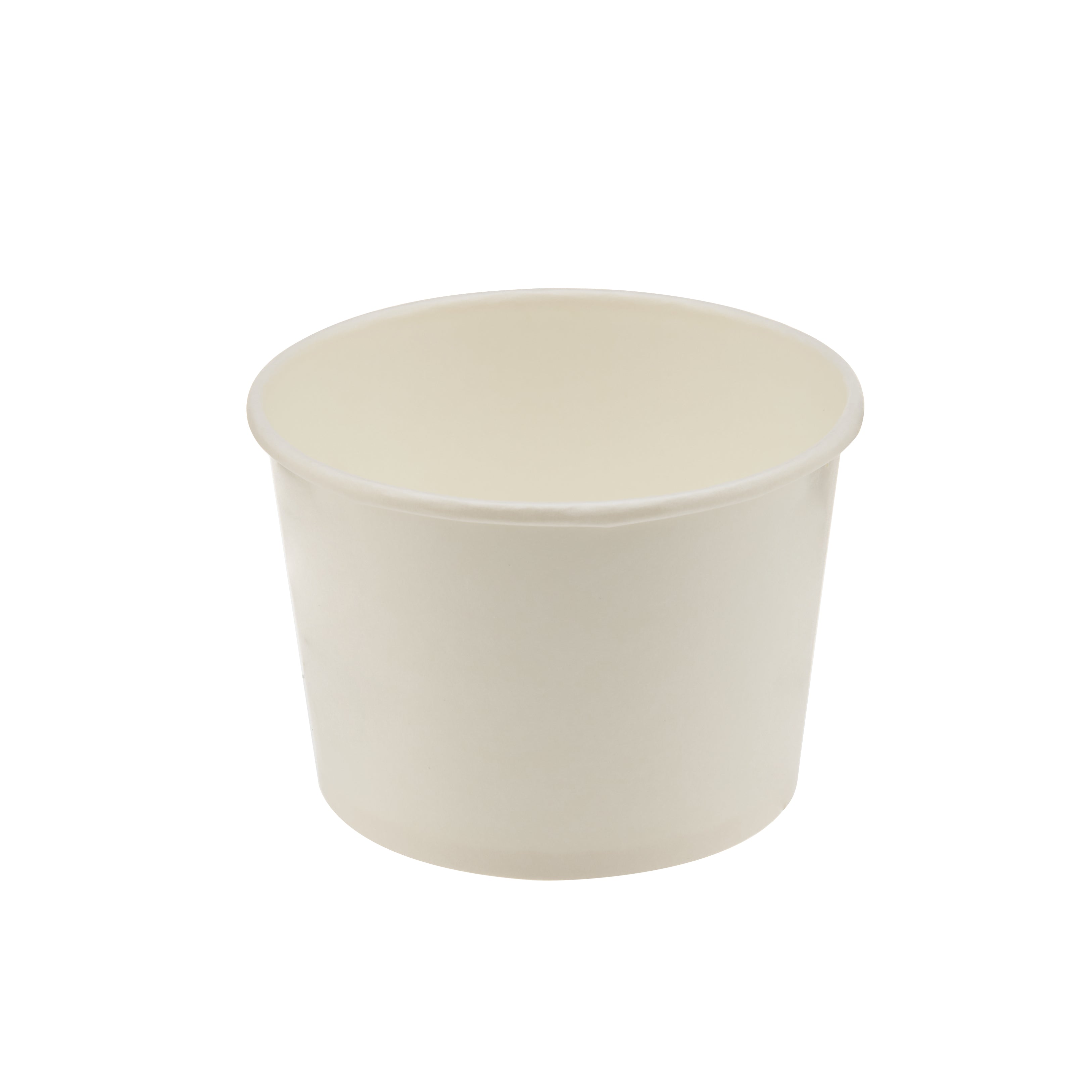 Paper Ice Cream Cup White