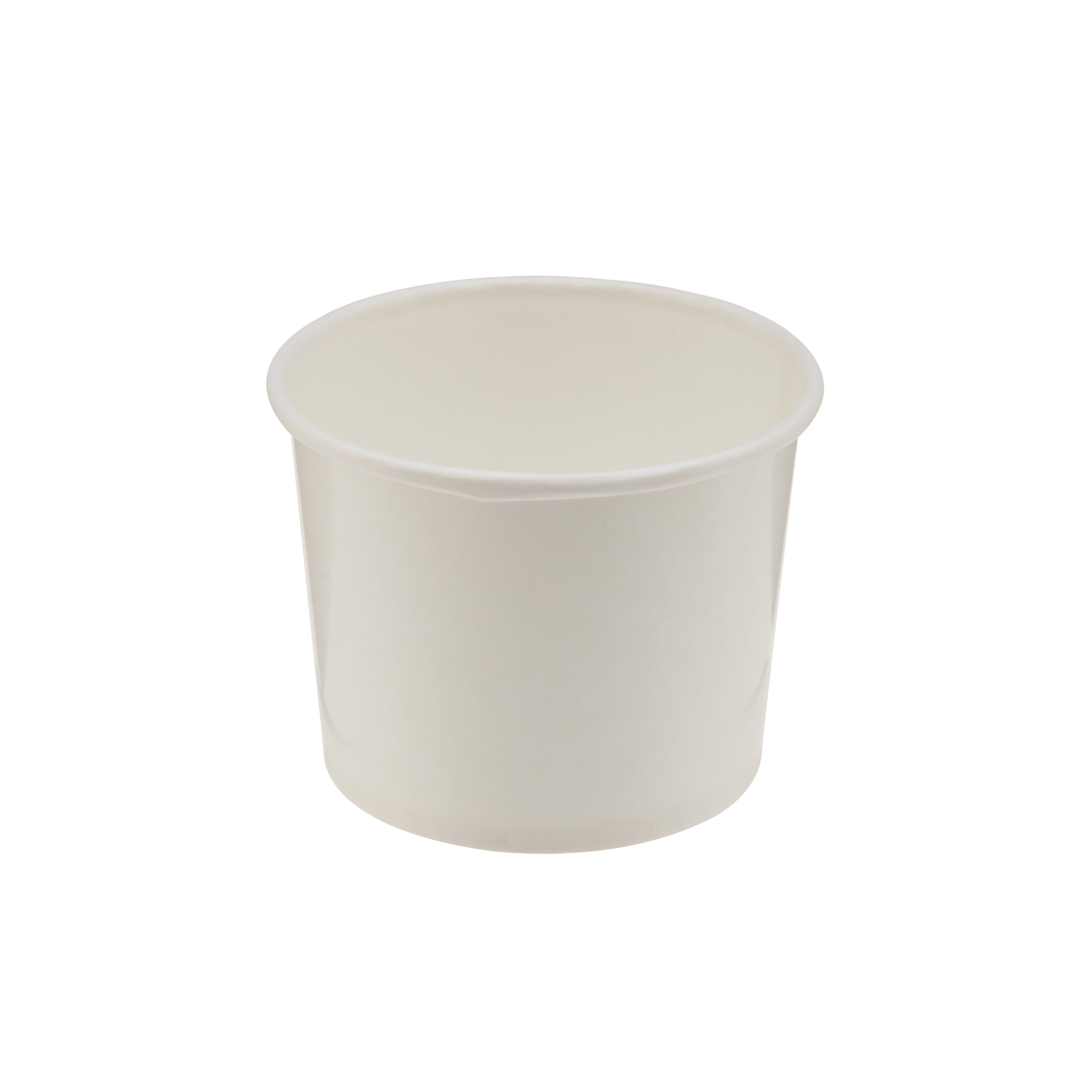 Paper Ice Cream Cup White