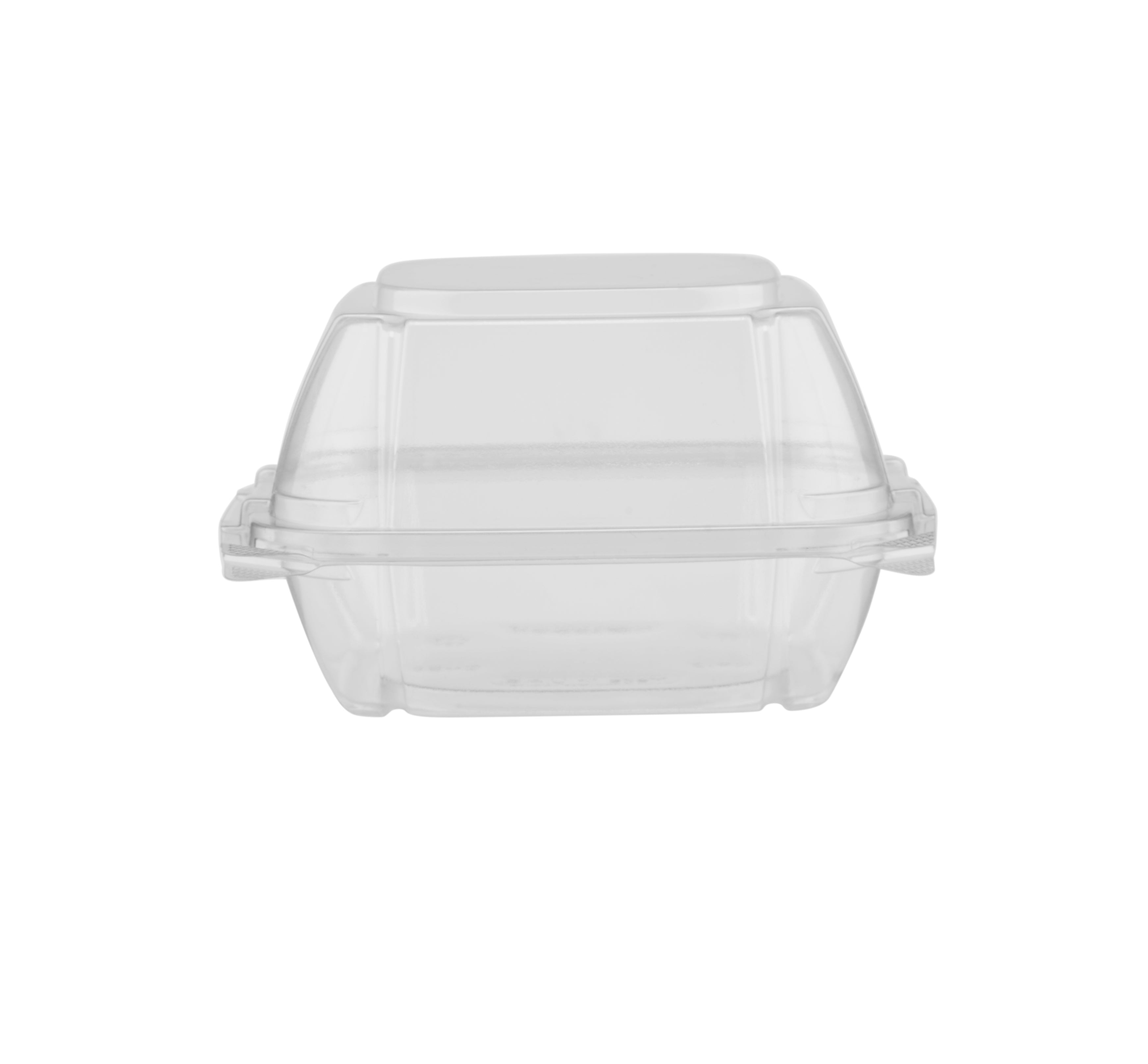 Clear Hinged PET Burger Box