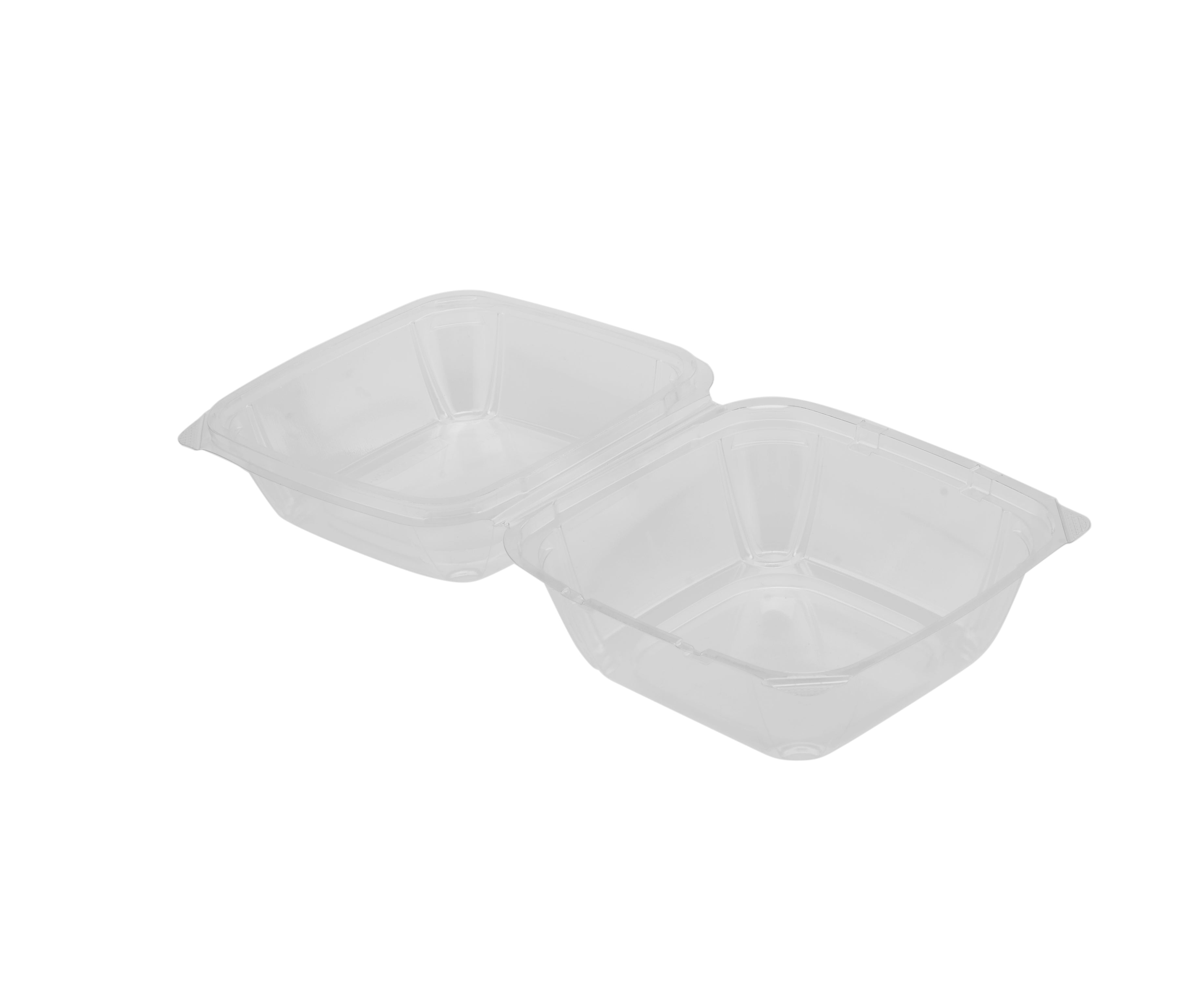 Clear Hinged PET Burger Box