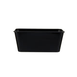 500 Pieces Microwave Plastic Black Rectangle Container 1000Ml