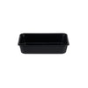 Microwave Plastic Black Rectangle Container 500ML-500 Pieces