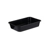 Microwave Plastic Black Rectangle Container 500ML-500 Pieces