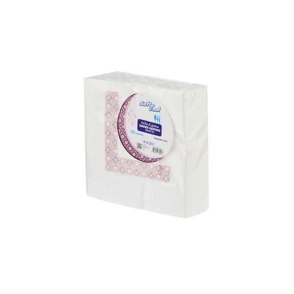 Ramadan Theme Printed Soft n Cool Paper Folded Dinner Napkin 33 X 33 cm - hotpackwebstore.com