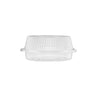 Clear Round Hinged Cake Container