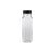 Plastic Square Bottle with Black Cap - hotpack.bh