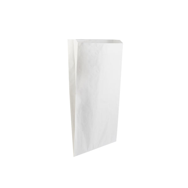 Pinch Flat Bottom Bags White Paper Bag NO:7 4KG