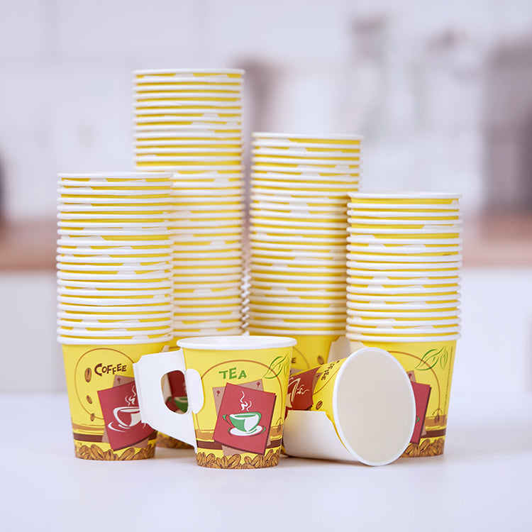 Normal Paper Cup With Handle 7 Oz(200 ml)