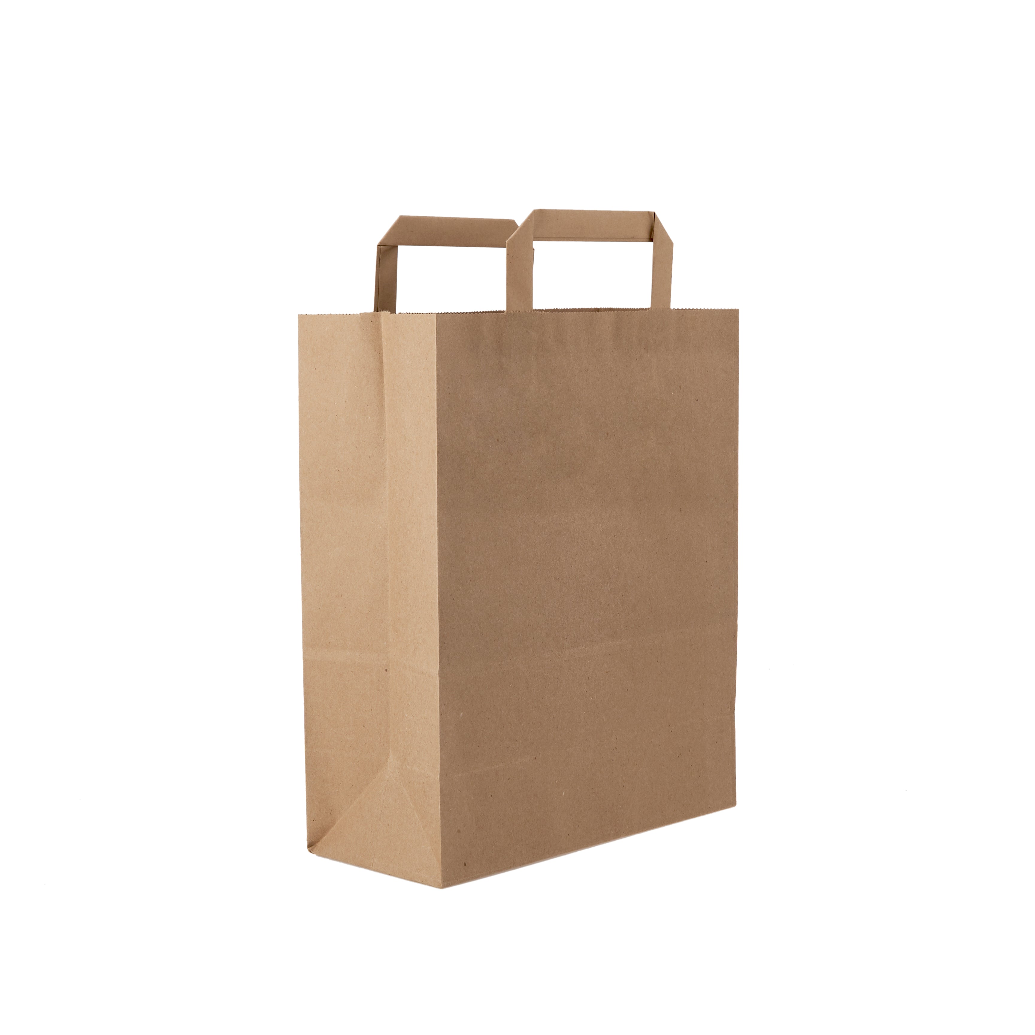 Brown Flat Handle Paper Bags