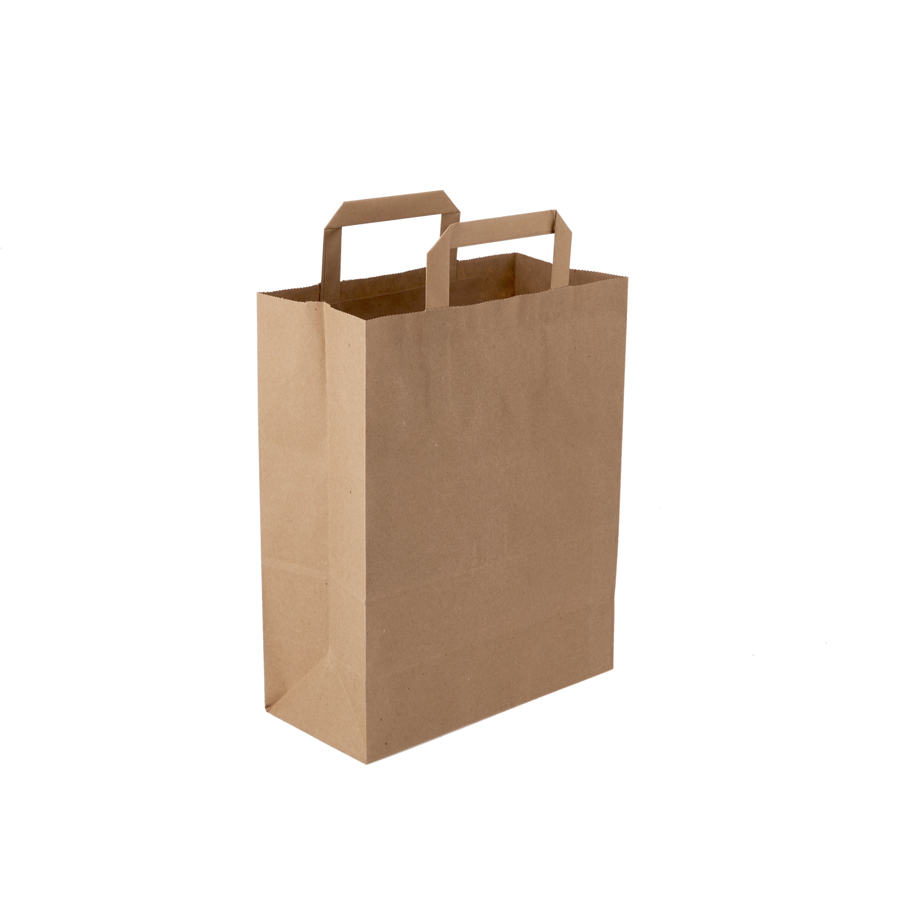 Brown Flat Handle Paper Bags