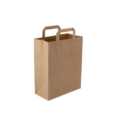 Brown Flat Handle Paper Bags