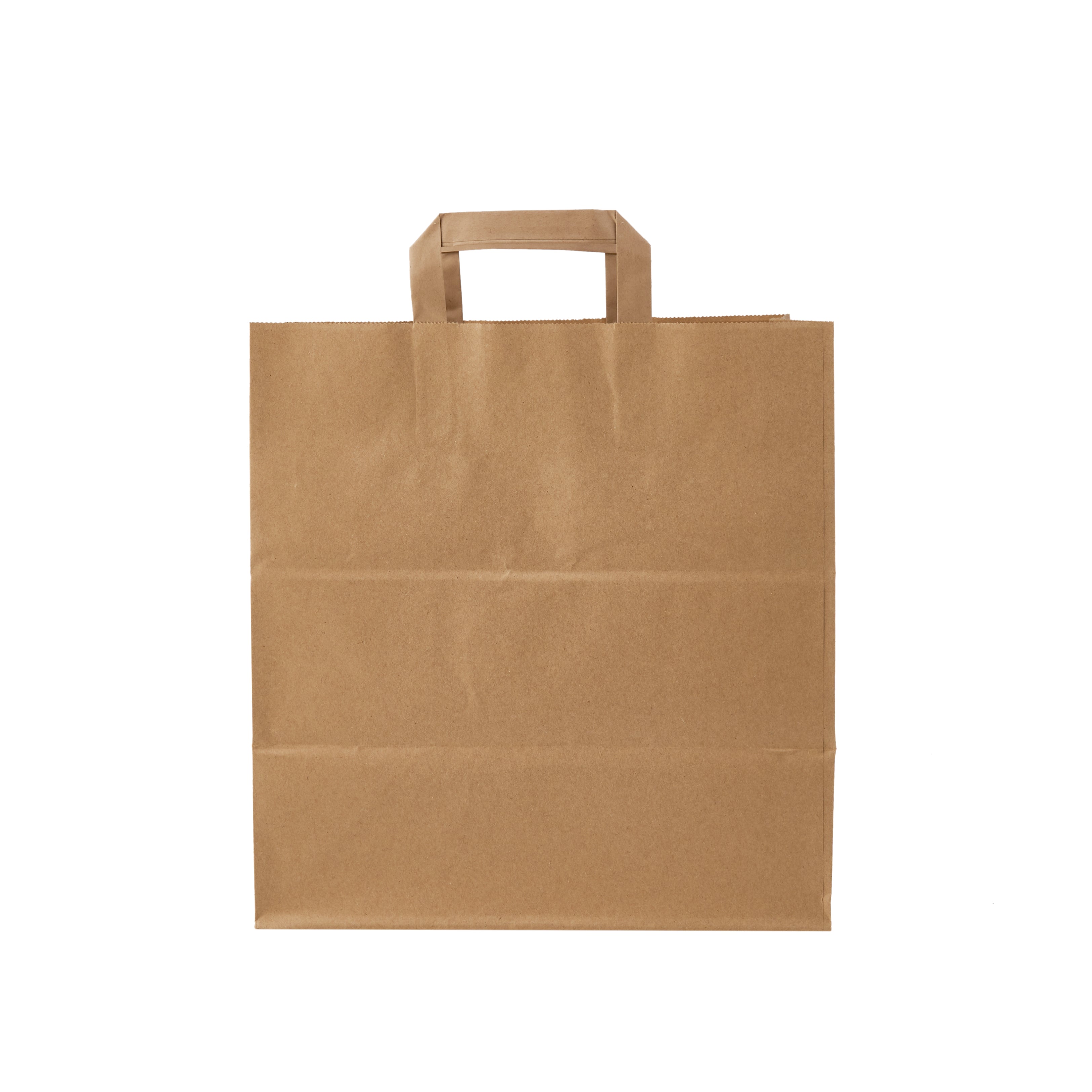 Brown Flat Handle Paper Bags