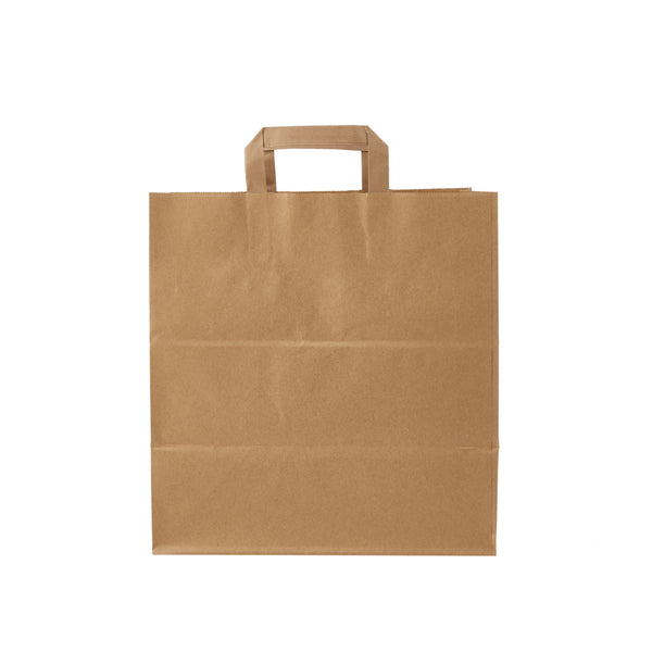 Brown Flat Handle Paper Bags