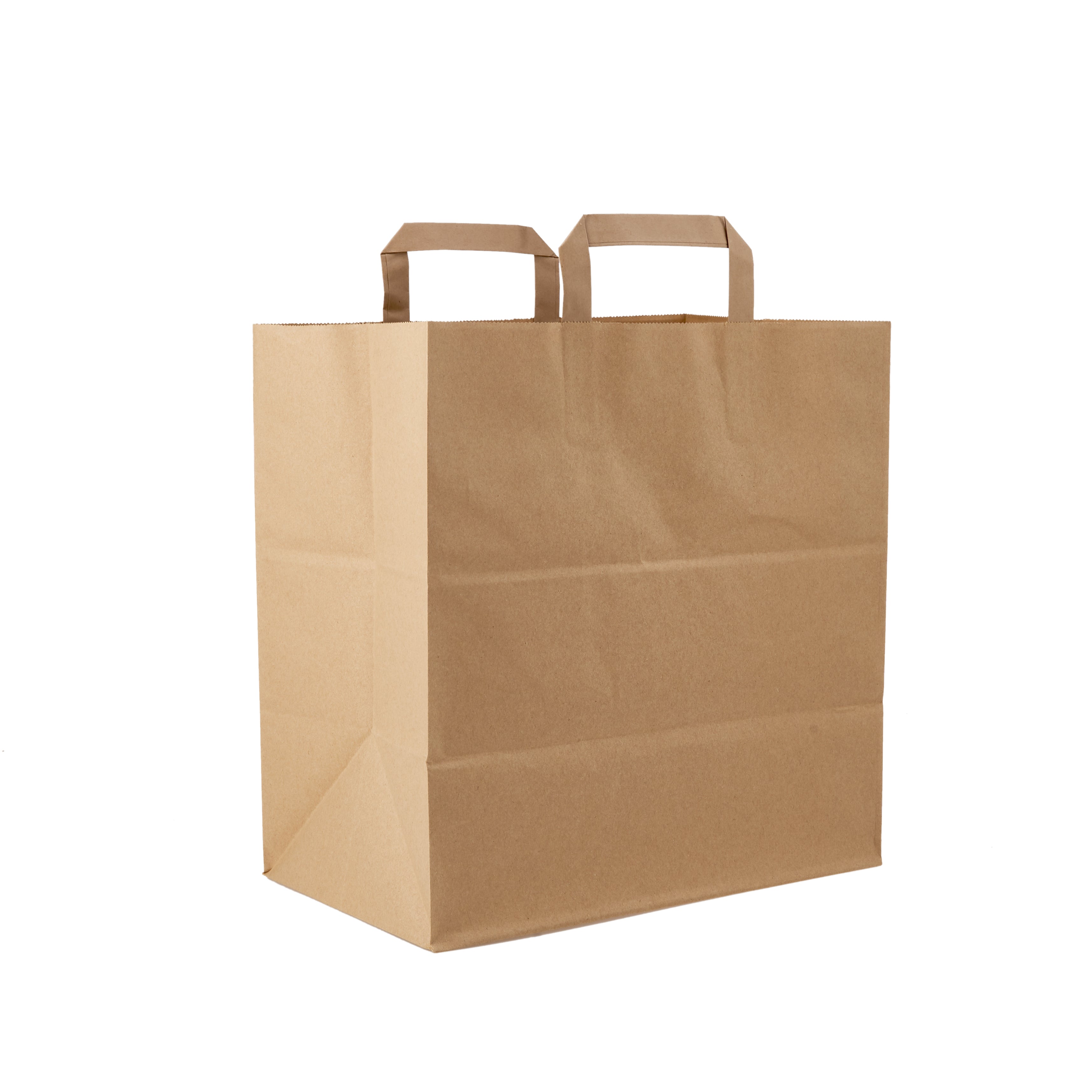 Brown Flat Handle Paper Bags