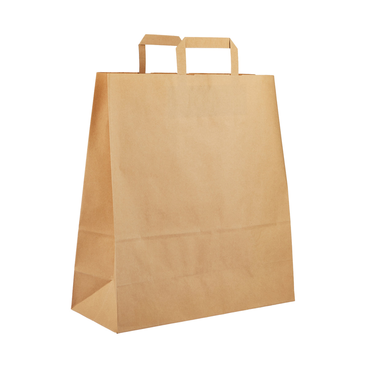 250 Pieces Paper Bag Brown Flat Handle 38X14X39.5Cm