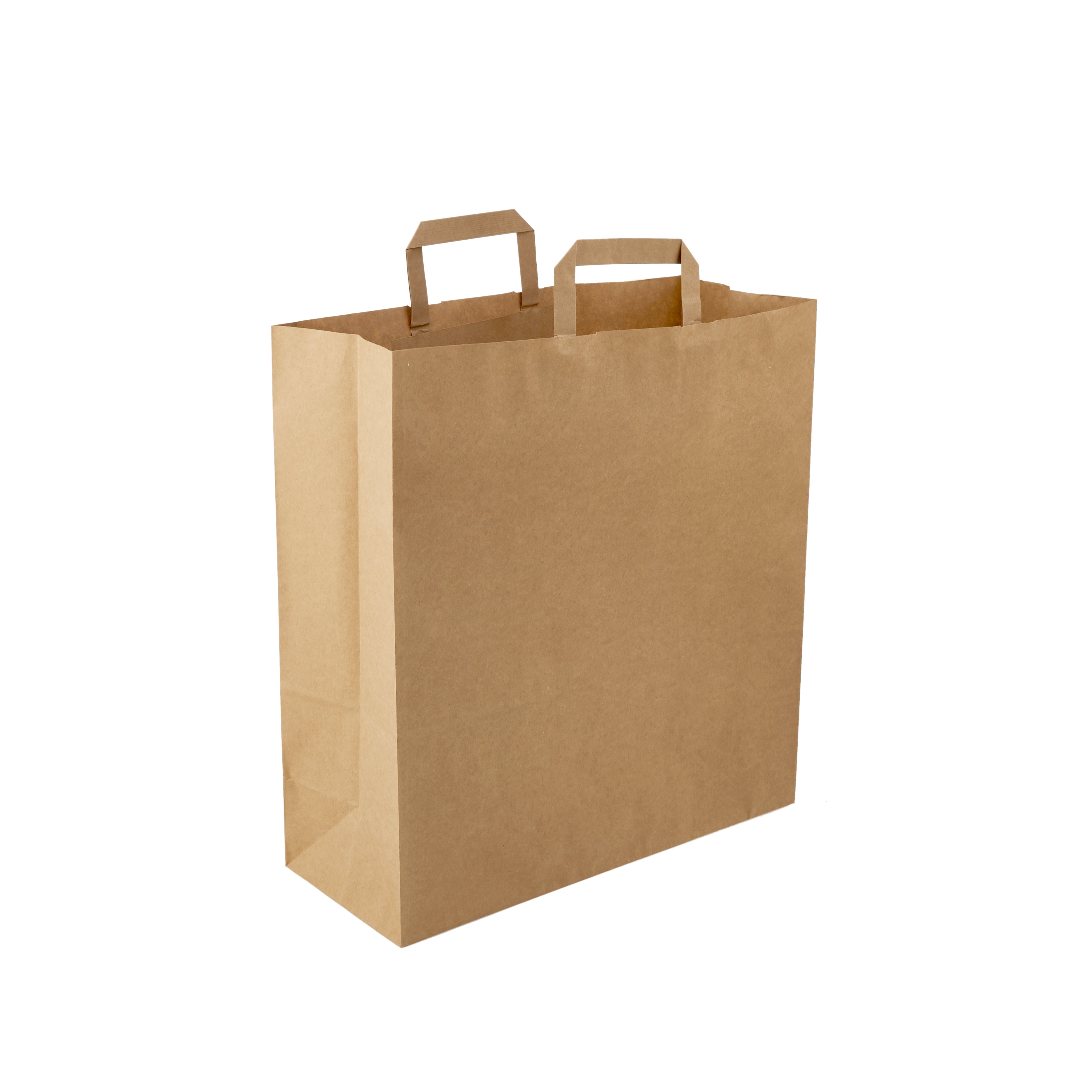 Brown Flat Handle Paper Bags