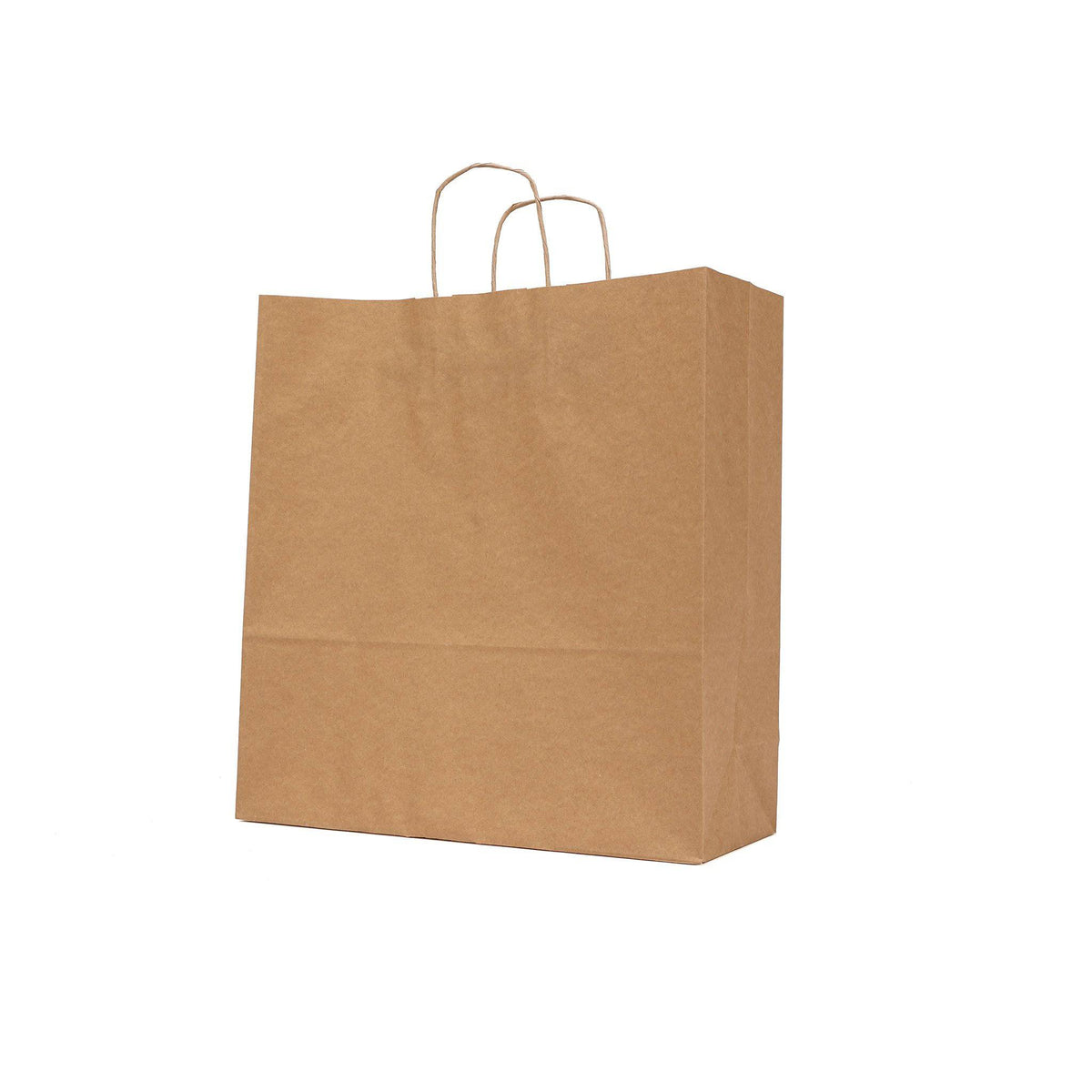 250 Pieces Twisted Handle Kraft Brown Paper Bag 32*12*35 Cm