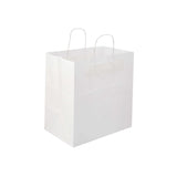 250 Pieces White Paper Bag With Twisted Handle 32x20x33 cm