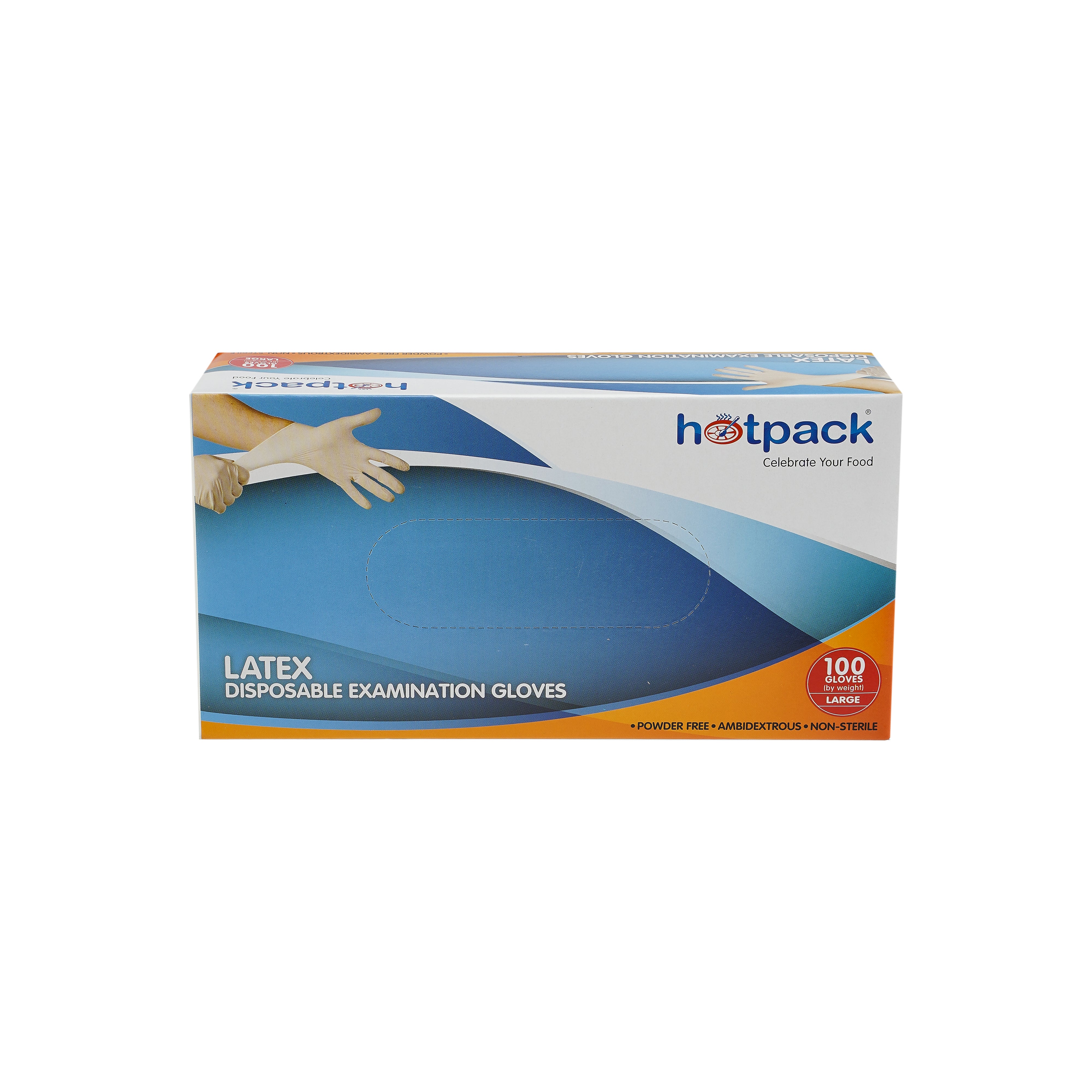 Hotpack Powder Free Latex Gloves