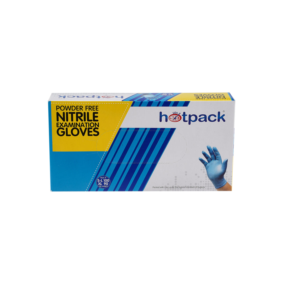 100*10 Packet POWDER FREE NITRILE GLOVES-LARGE