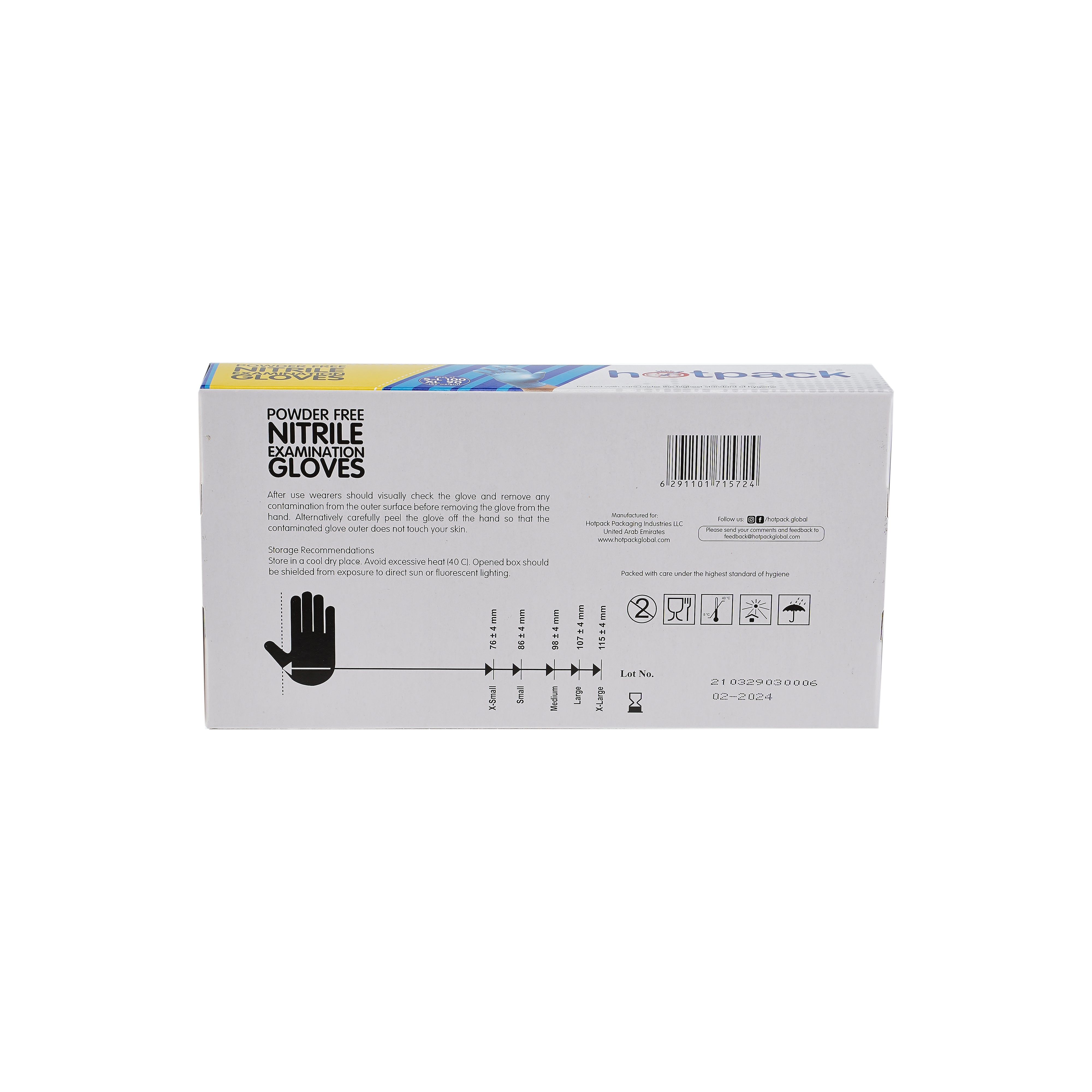 Powder Free Nitrile Gloves