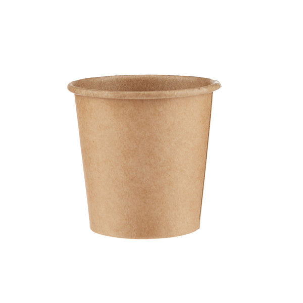 Single Wall Kraft Paper Heavy Duty Cup-1000 Pieces