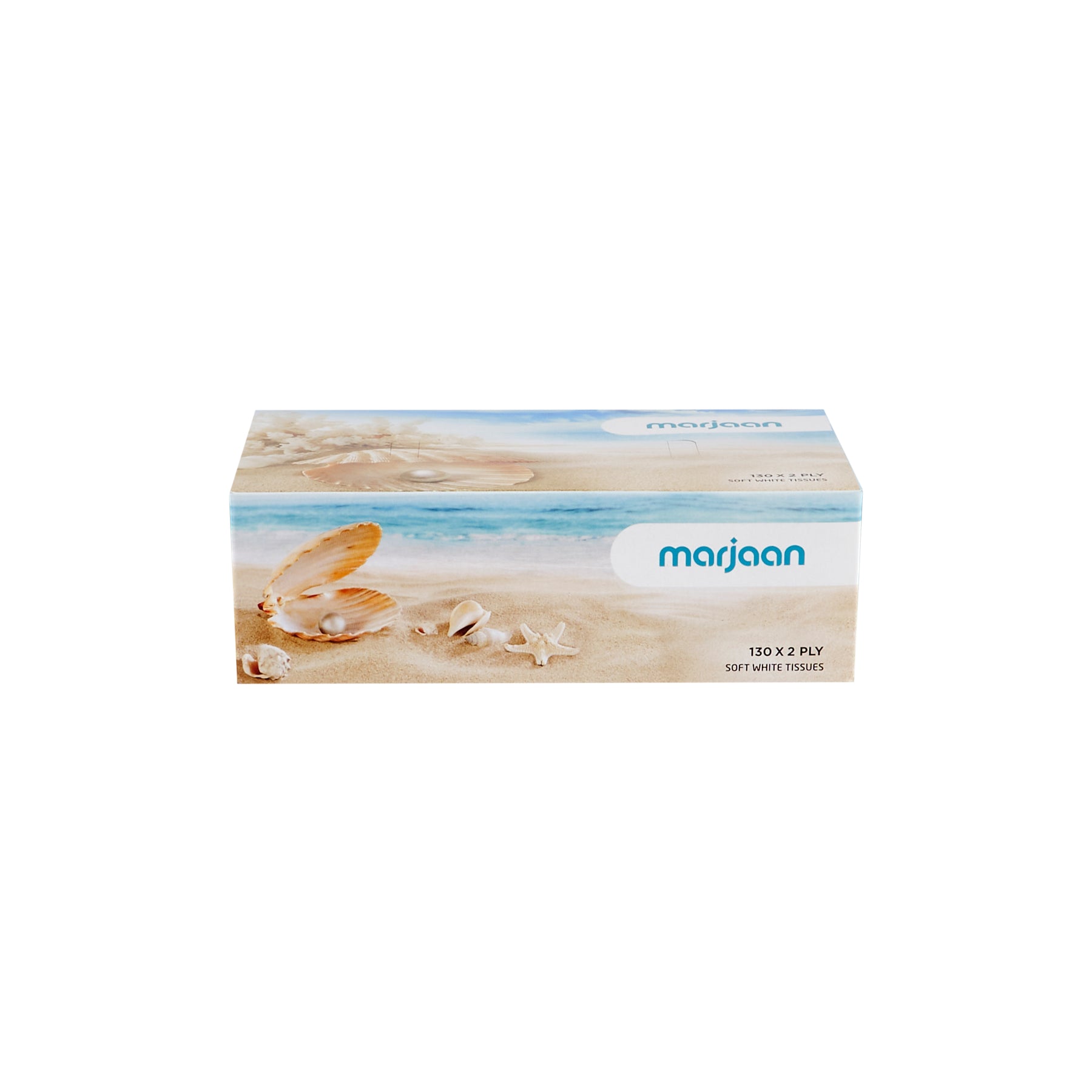 Marjaan Facial Tissue 130 Pulls X 2 Ply 5 Boxes + 1 Box Free – hotpack.bh