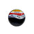 Twin Pack Black Round Plastic Plate 7 Inch 40 Pieces