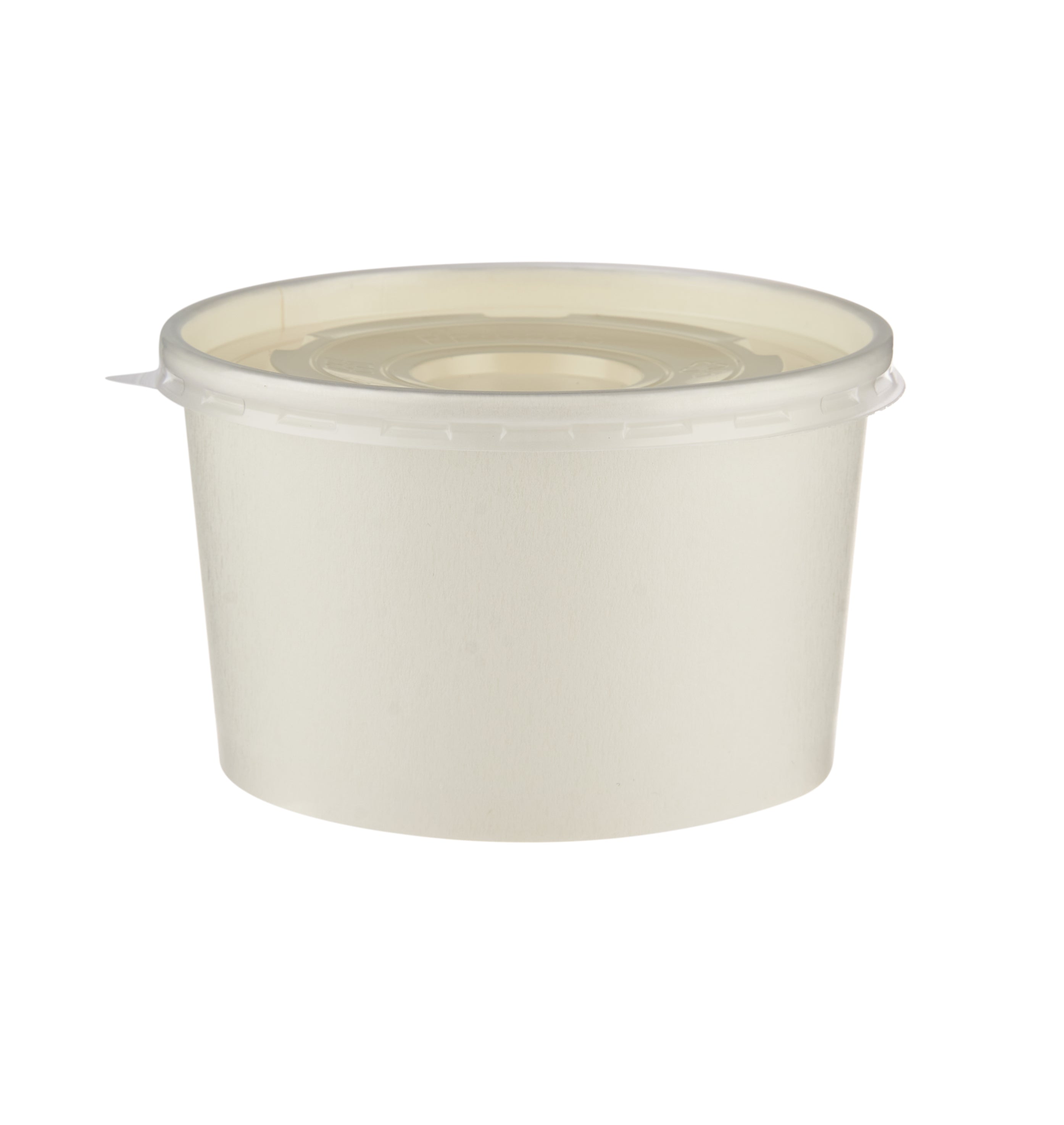 Paper Soup Bowl White