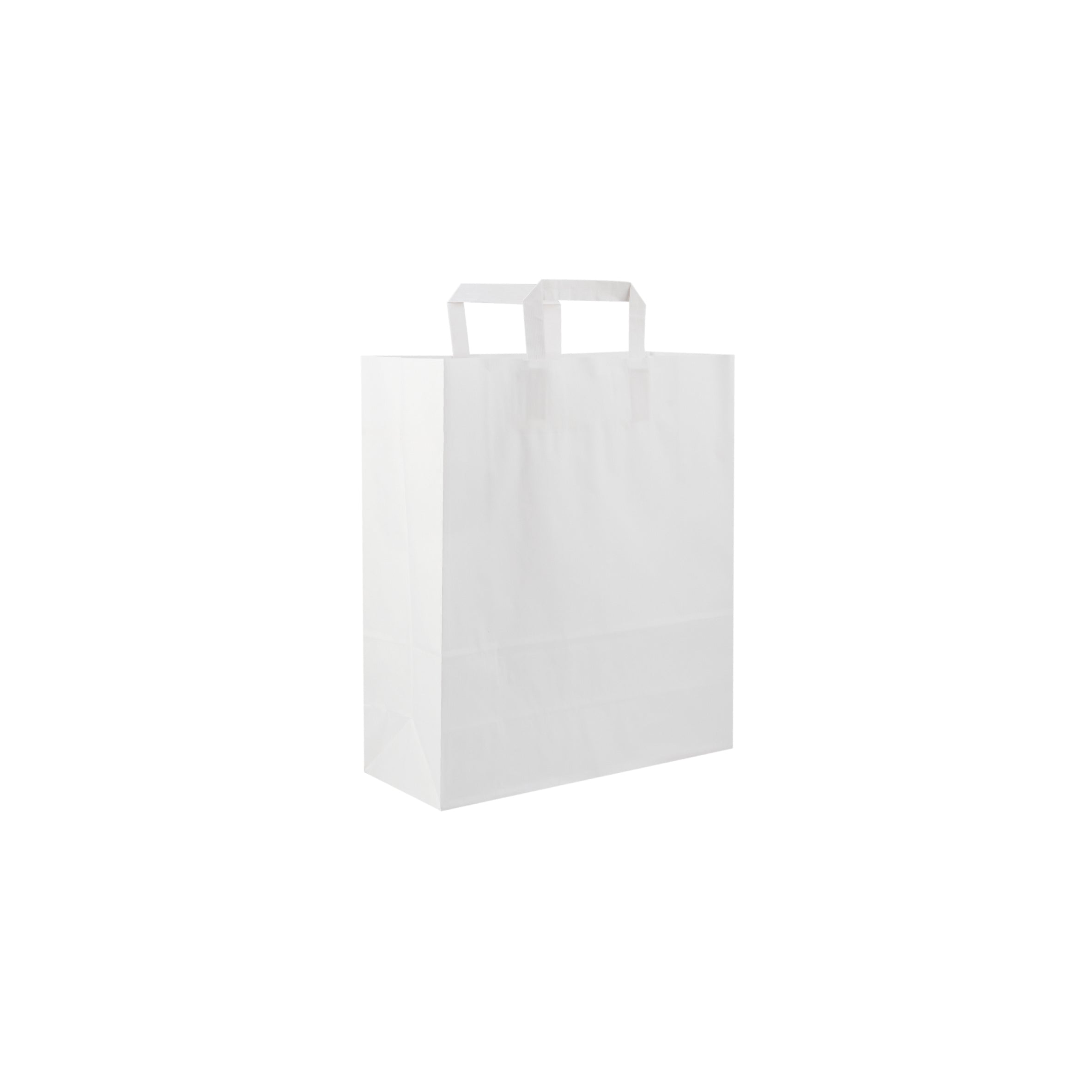 White Paper Bag Flat Handle,Bahrain