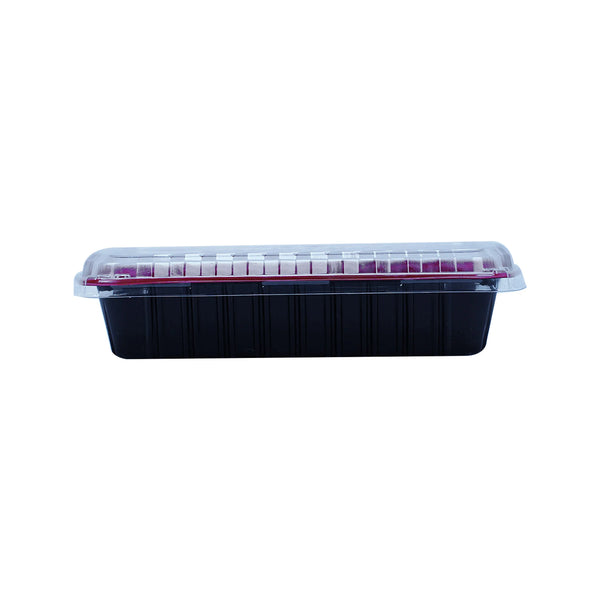 Red & Black Base Container with Lid