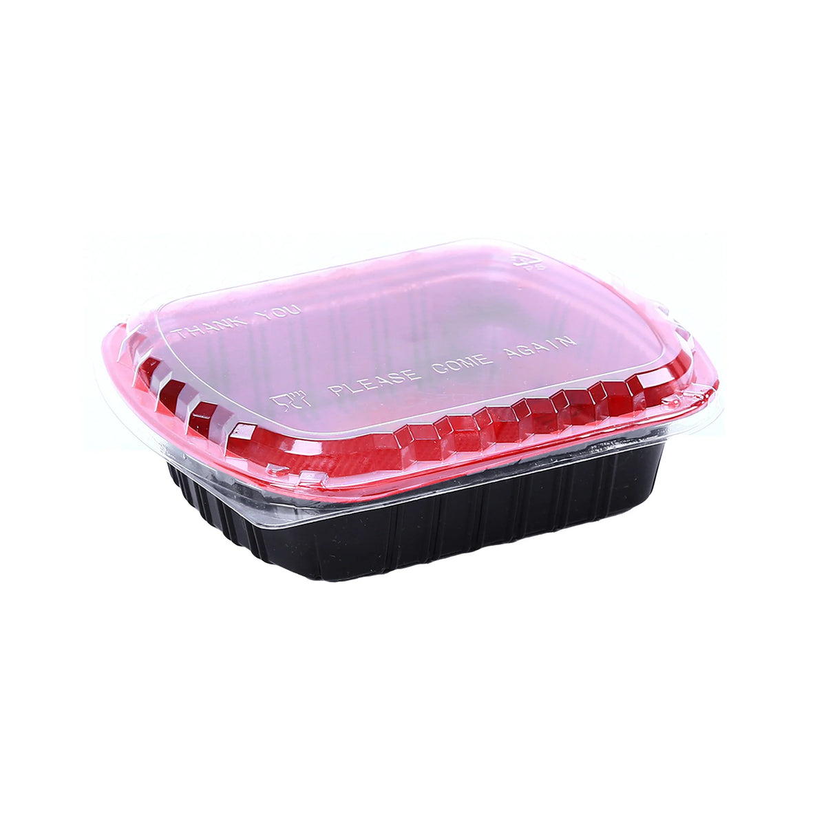 Red & Black Base Container with Lid