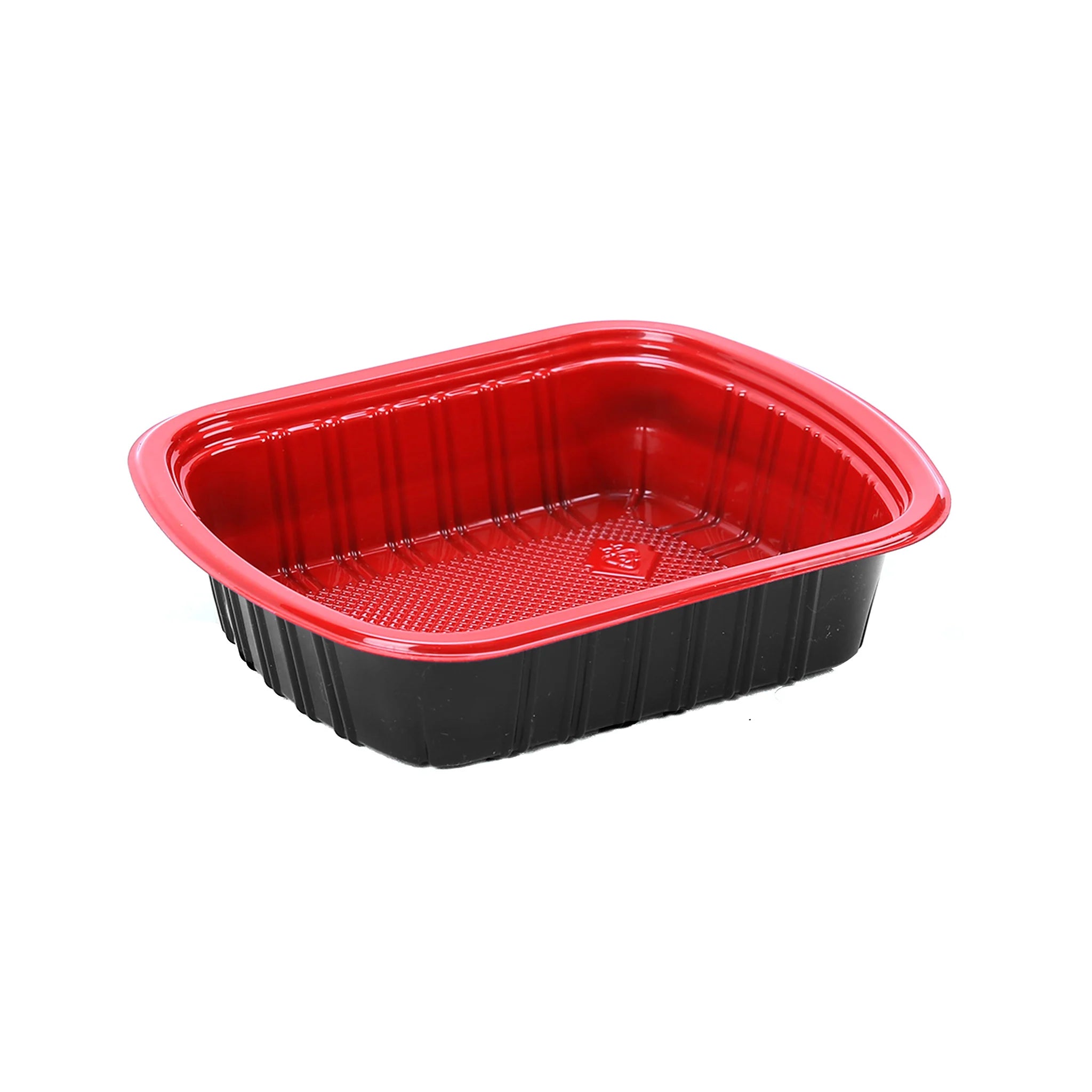 Red & Black Base Container with Lid