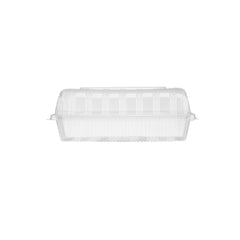 Clear Rectangular Hinged Container