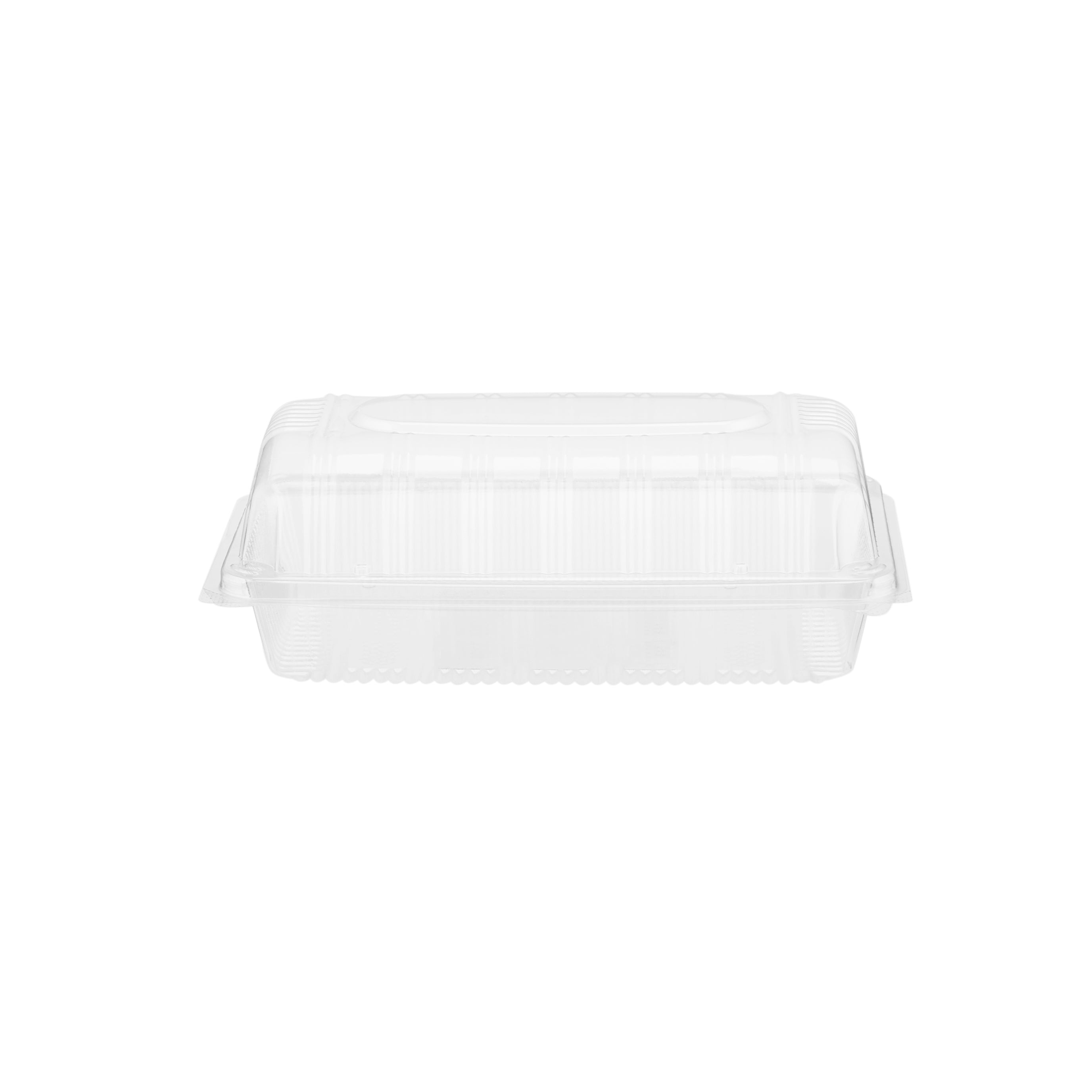 Clear Rectangular Hinged Container