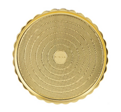 50 pieces Gold Base Round Cake Container - 33 cm