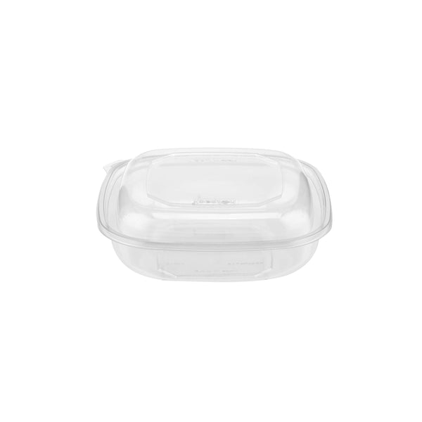 Square Salad Bowl With Clear Lid - hotpackwebstore.com