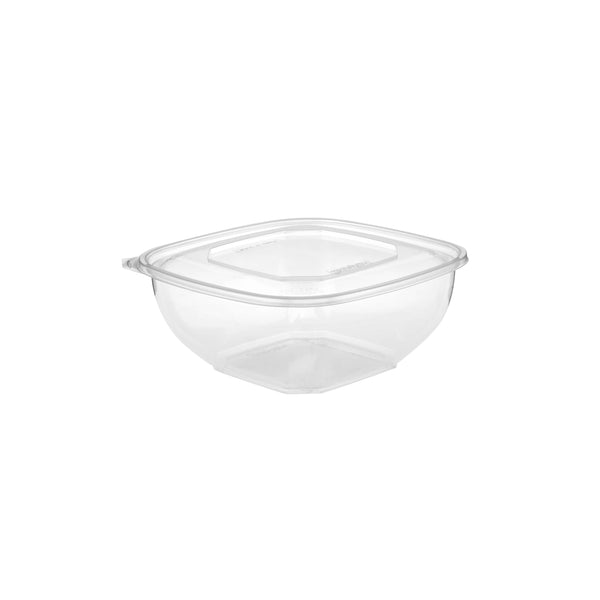 Square Salad Bowl With Clear Lid - hotpackwebstore.com