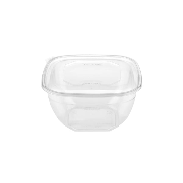 Square Salad Bowl With Clear Lid - hotpackwebstore.com