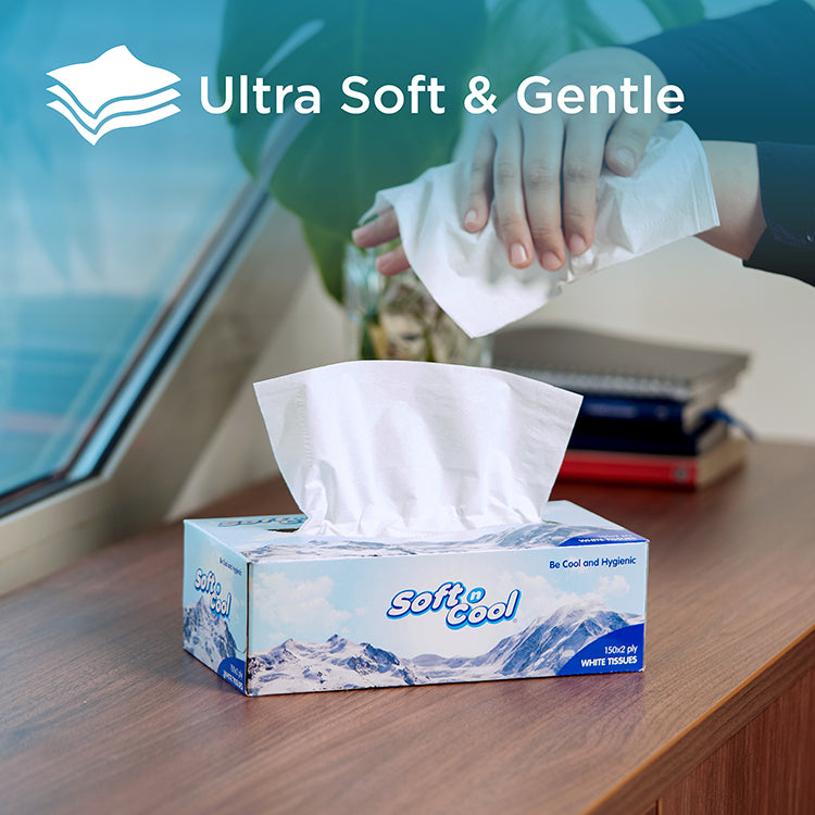 Tissue Offer Soft N Cool Facial Tissue 150Sheet* 2 Ply 5+1 Offer Pack 36 Boxes ...
