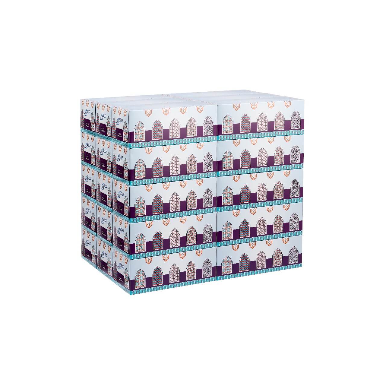 30 Boxes Soft n Cool Ramadan Theme Facial Tissue 200 Sheets x 2Ply