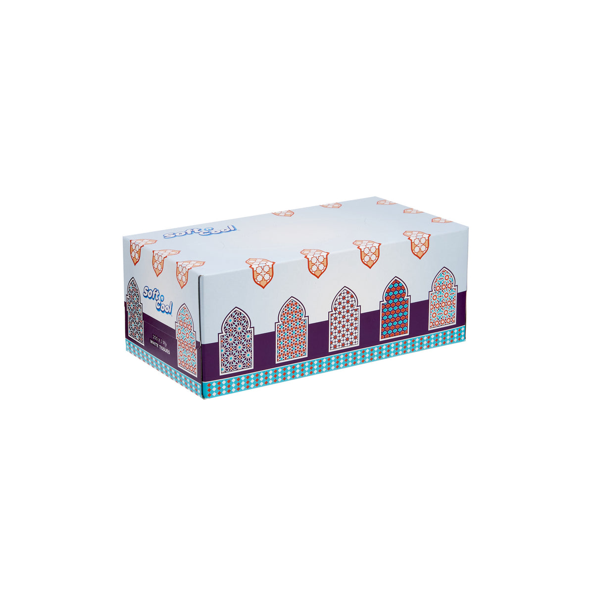 30 Boxes Soft n Cool Ramadan Theme Facial Tissue 200 Sheets x 2Ply