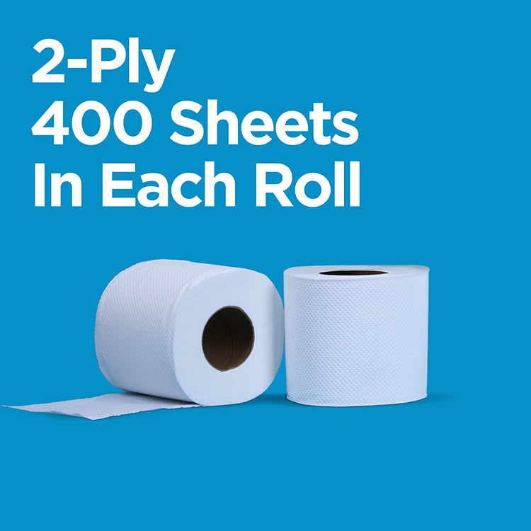 100 Roll Toilet Roll, 400 Sheets